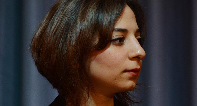 Heba Alkadri studiert an der Jade Hochschule Medienwirtschaft und Journalismus. Die junge Frau wurde mit dem DAAD-Preis 2019 ausgezeichnet.