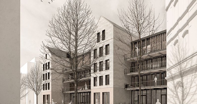 Mit zwei innerstädtischen Quartieren in Gießen befassten sich Entwürfe von Masterstudenten der Architektur am Fachbereich Bauwesen.